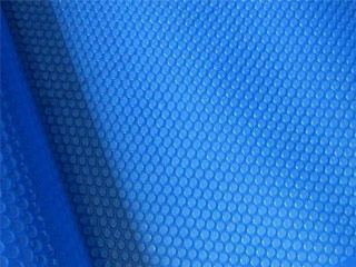 Couverture solaire d'ete ECO 400µ bleue non bordee