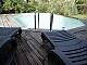 Piscine bois Ubbink OCEA octogonale 400x610x130cm liner beige - Autre vue
