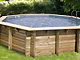 Piscine bois Ubbink OCEA octogonale Ø430x120cm liner bleu - Autre vue