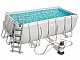 Kit piscine tubulaire Bestway POWER STEEL FRAME POOL rectangulaire 412x201x122cm a sable