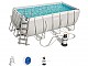 Kit piscine tubulaire Bestway POWER STEEL FRAME POOL rectangulaire 412x201x122cm a sable - Autre vue