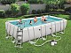 Kit piscine tubulaire Bestway POWER STEEL FRAME POOL rectangulaire 549 x 274 x 122cm filtration a sable - Autre vue
