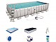 Kit piscine tubulaire Bestway POWER STEEL FRAME POOL rectangulaire 732x366x132cm - Autre vue