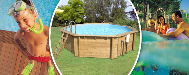 Piscine hors-sol bois BWT myPOOL WEVA OCTO 530 H133cm - Avantages des piscines bois BWT myPOOL WEVA