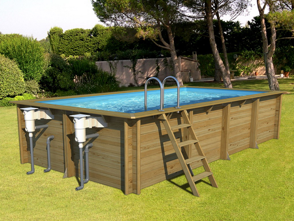 Piscine hors-sol bois BWT myPOOL WEVA RECTANGLE 6x3 H133cm | AquaPiscine.com