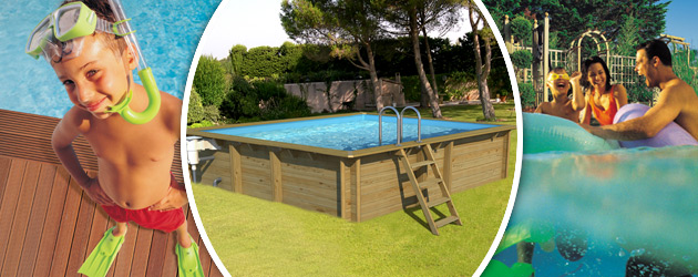 Piscine hors-sol bois BWT myPOOL WEVA CARRE 3x3 H120cm - Avantages des piscines bois BWT myPOOL WEVA