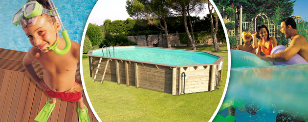 Piscine hors-sol bois BWT myPOOL ODYSSEA OCTO+ 840 H133cm margelles havane liner sable - Avantages des piscines bois BWT myPOOL ODYSSEA