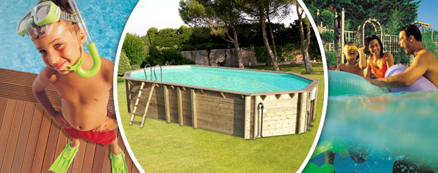 Piscine hors-sol bois BWT myPOOL ODYSSEA OCTO+ 840 H146cm margelles havane liner sable - Avantages des piscines bois BWT myPOOL ODYSSEA