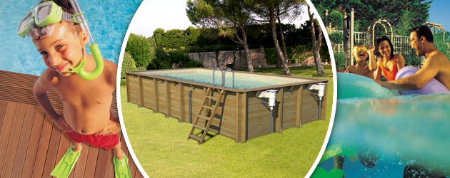 Piscine hors-sol bois BWT myPOOL ODYSSEA RECTANGLE 8x4 H146cm margelles havane liner sable - Avantages des piscines bois BWT myPOOL ODYSSEA