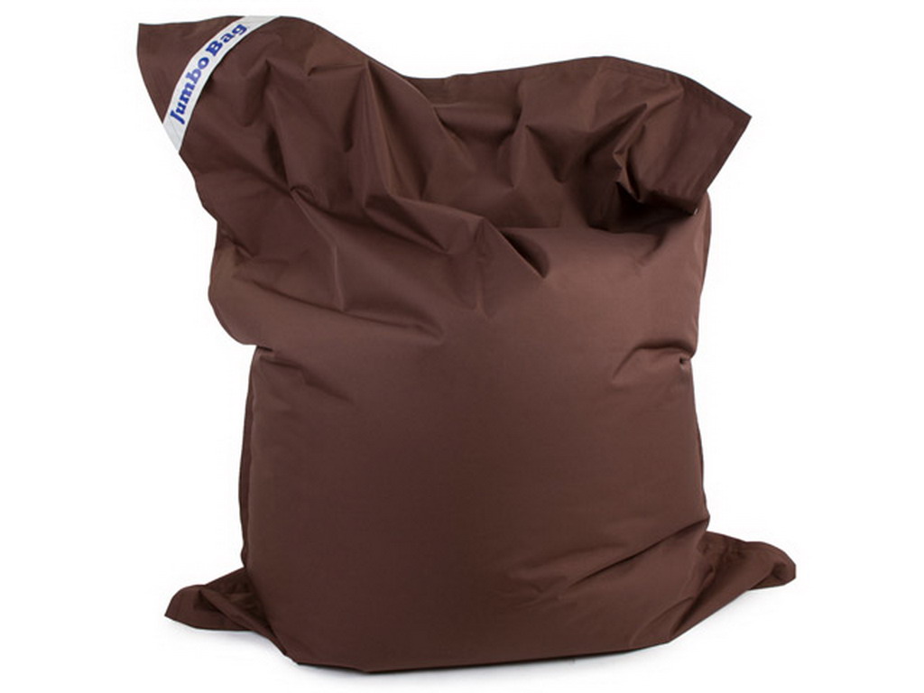 Coussin geant Jumbo Bag THE ORIGINAL 130 x 170cm coloris chocolat