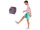 Pouf Jumbo Bag CUBE 40 x 40 x 40cm coloris anthracite