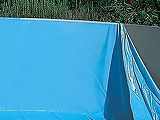Liner piscine hors-sol Toi SWIMPOOL ronde Ø 450 x 120cm 31µ coloris uni bleu - Autre vue