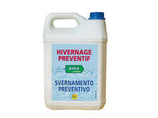 Produit de traitement hivernage AiGA preventif contenance 5L