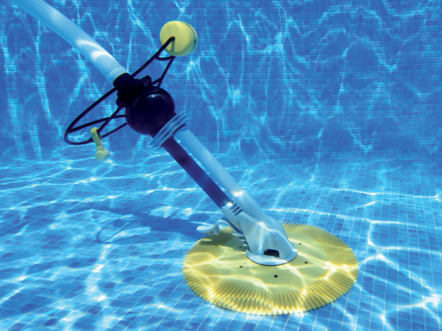 Robot Nettoyeur Automatique De Piscine WilTec - Aspiration Du Sol, Filtre, Neuf, Capacité 5000 L/h