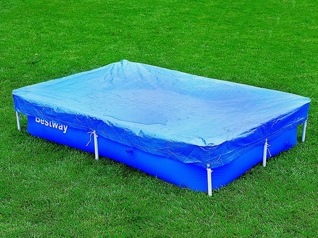 Bache d'hivernage Bestway STEEL PRO 224 x 154cm pour piscine 221 x 150 x 43cm