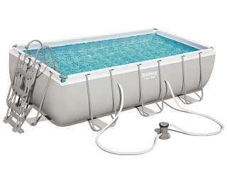 Kit piscine tubulaire Bestway POWER STEEL FRAME POOL rectangulaire 404x201x100cm