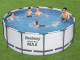 Kit piscine Bestway STEEL PRO MAX POOL ronde Ø366 x 122cm filtration cartouche - Autre vue