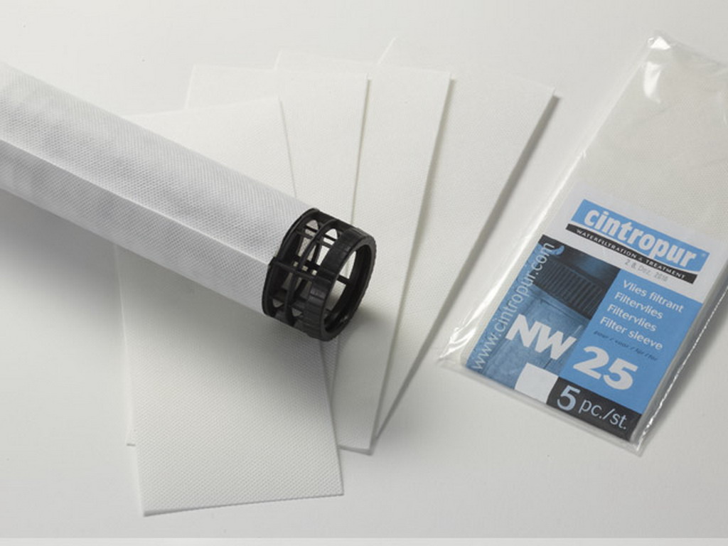 Tamis filtrant non lavable Cintropur NW25 et TIO25 finesse 50µ pour filtration centrifuge
