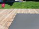 Couverture de securite Albiges SKIN COLD coloris gris fonce et gris geometrique piscine enterree (m²)