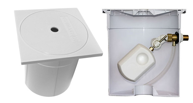 Regulateur de niveau Hayward 3150 coloris blanc pour piscine enterree - Caractéristiques de régulateur de niveau Hayward 3150
