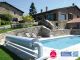 Volet automatique de securite Abriblue OPEN SURF SYSTEM 2 autonome coloris blanc pour piscine enterree 4x8m sans escalier