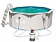 Kit piscine Bestway HYDRIUM STEEL WALL POOL ronde Ø360 x 120cm filtration a sable