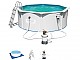 Kit piscine Bestway HYDRIUM STEEL WALL POOL ronde Ø360 x 120cm filtration a sable - Autre vue
