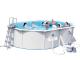 Kit piscine Bestway HYDRIUM STEEL WALL POOL ovale filtration a sable 500x360x120 cm - Autre vue