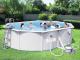 Kit piscine Bestway HYDRIUM STEEL WALL POOL ovale filtration a sable 500x360x120 cm - Autre vue