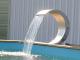 Cascade piscine bois Ubbink MAMBA inox 54 x 30 x 32cm - Autre vue