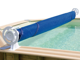 Enrouleur bache solaire Ubbink LUXE pour piscine hors-sol Ubbink