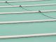 Couverture a barres BWT myPOOL P-580 vert amande pour piscine bois CARRE 3x3m