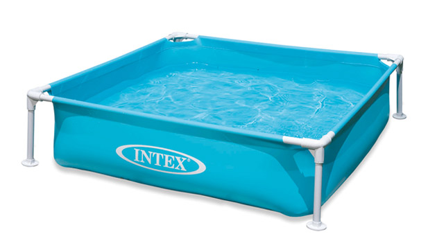 Piscine hors-sol tubulaire Intex METAL FRAME JUNIOR pour enfants avec ou sans filtration - Galerie photos et vidéo de la piscine hors-sol tubulaire Intex METAL FRAME JUNIOR