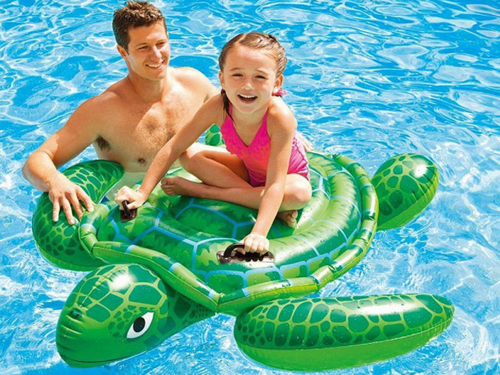 Animal gonflable Intex TORTUE dimensions 150 x 127cm pour piscine ou plage