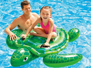 Animal gonflable Intex TORTUE dimensions 150 x 127cm pour piscine ou plage