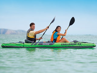 Kayak gonflable Intex CHALLENGER K2 dimensions 351 x 76 x 38cm 2 personnes