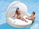 Lounge gonflable Intex CARAIBES ronde dimensions Ø199 x 150cm pour piscine ou plage