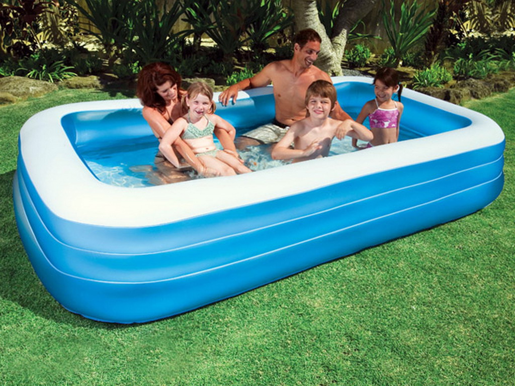 Piscine gonflable Intex FAMILY rectangulaire dimensions 305 x 183 x 56cm