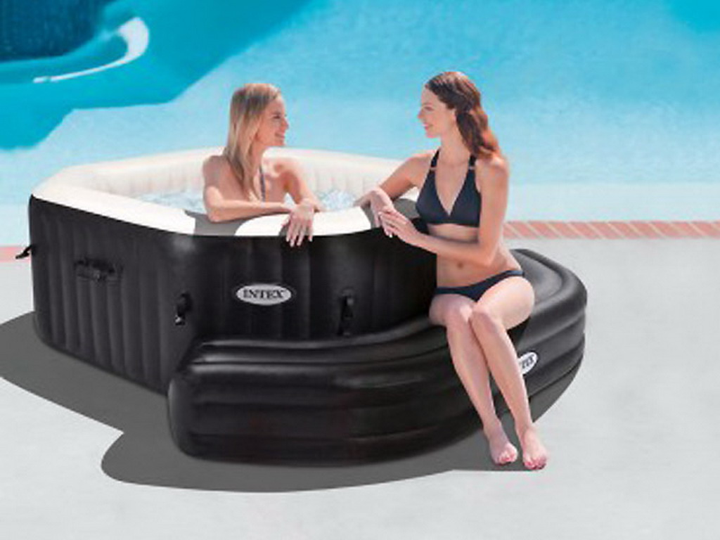 Entourage de spa gonflable Intex PURESPA JETS octogonal 211x66x34cm