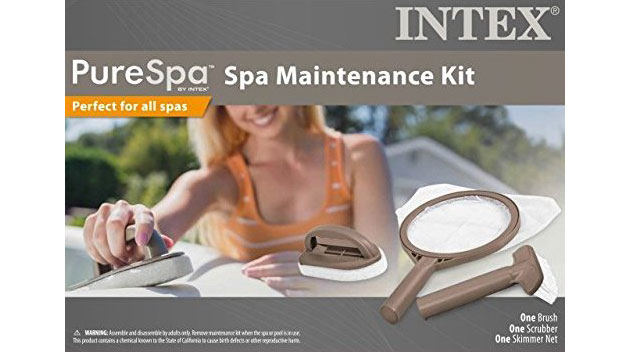 Kit d'entretien Intex PURESPA comprenant brosse + epuisette + tampon pour spa gonflable Intex - Kit d'entretien Intex PURESPA comprenant brosse + épuisette + tampon pour spa gonflable Intex