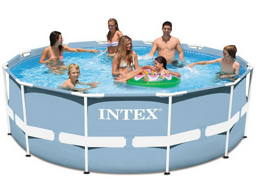 Kit piscine tubulaire Intex PRISM FRAME ronde Ø366 x 122cm filtration cartouche