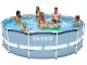 Kit piscine tubulaire Intex PRISM FRAME ronde Ø366 x 122cm filtration cartouche