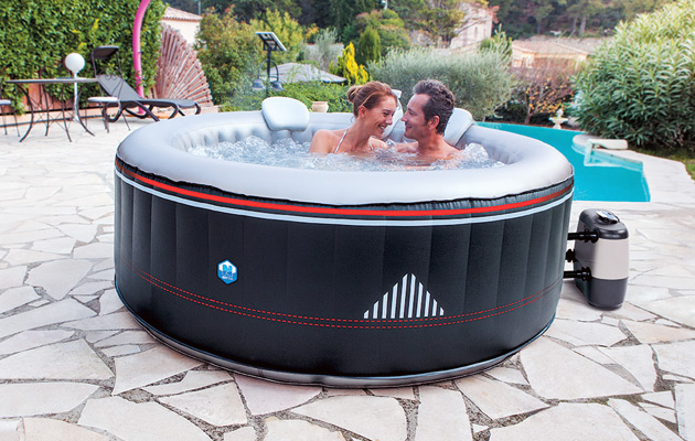 Spa gonflable NetSpa MONTANA rond Ø204cmx70cm 6 places - Galerie photos et vidéos du spa gonflable NetSpa MONTANA