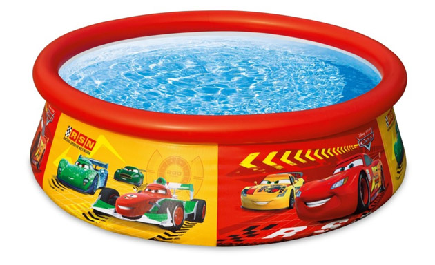 Piscine hors-sol autoportante Intex EASY SET CARS ronde Ø183 x 51cm - Piscine hors-sol Intex EASY SET CARS Plaisir et détente à chaque baignade
