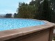 Kit piscine beton NATURALIS 2 decagonale Haute 6,36 x 4,74 x 1,40m aspect bois - Autre vue