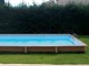 Kit piscine beton NATURALIS rectangulaire 6.09 x 3.24 x 1.30 m aspect bois