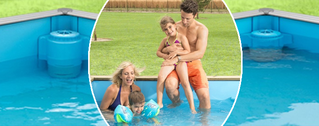 Piscine hors-sol bois BWT myPOOL Pistoche pour enfants 2.26x2.26x0.68m - Avantages de la piscinette hors sol pour enfant Pistoche 