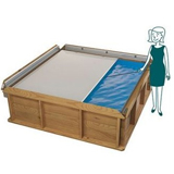 Piscine hors-sol bois BWT myPOOL Pistoche pour enfants 2.26x2.26x0.68m - Equipement de la piscinette Pistoche pour enfant 