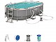 Kit piscine tubulaire Bestway POWER STEEL FRAME POOL ovale 427x250x100cm - Autre vue
