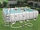 Kit piscine tubulaire Bestway POWER STEEL FRAME POOL carree 488x488x122cm filtration sable - Autre vue